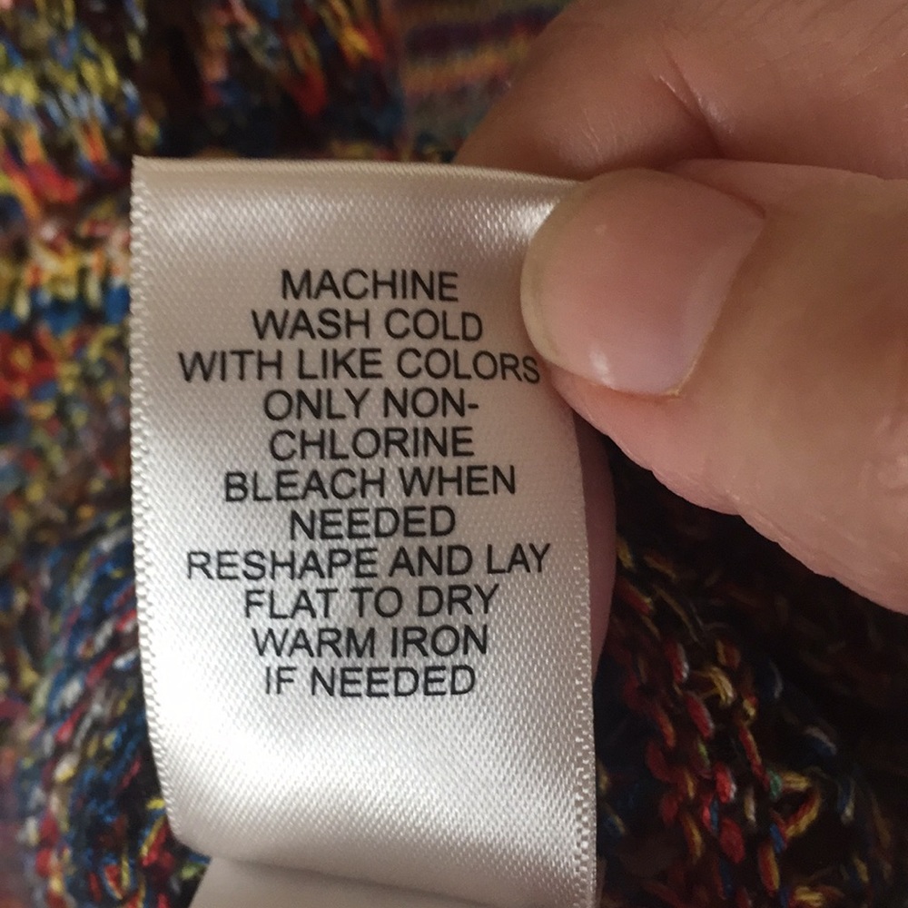 Studio Jpr Open Weave Colorful Pullover Sweater - image 4